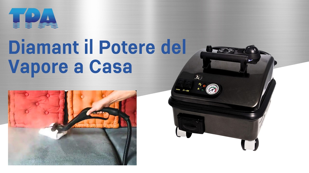 Pulitore vapore Diamant per una pulizia della casa completa e igienica