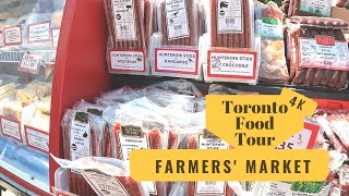 Toronto Farmers Market 2022 | 4K Food Tour| North York Farmers' Market | Mel Lastman Square