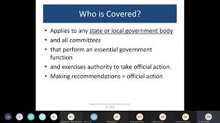 Basics of the Sunshine Act -  5/25/2022