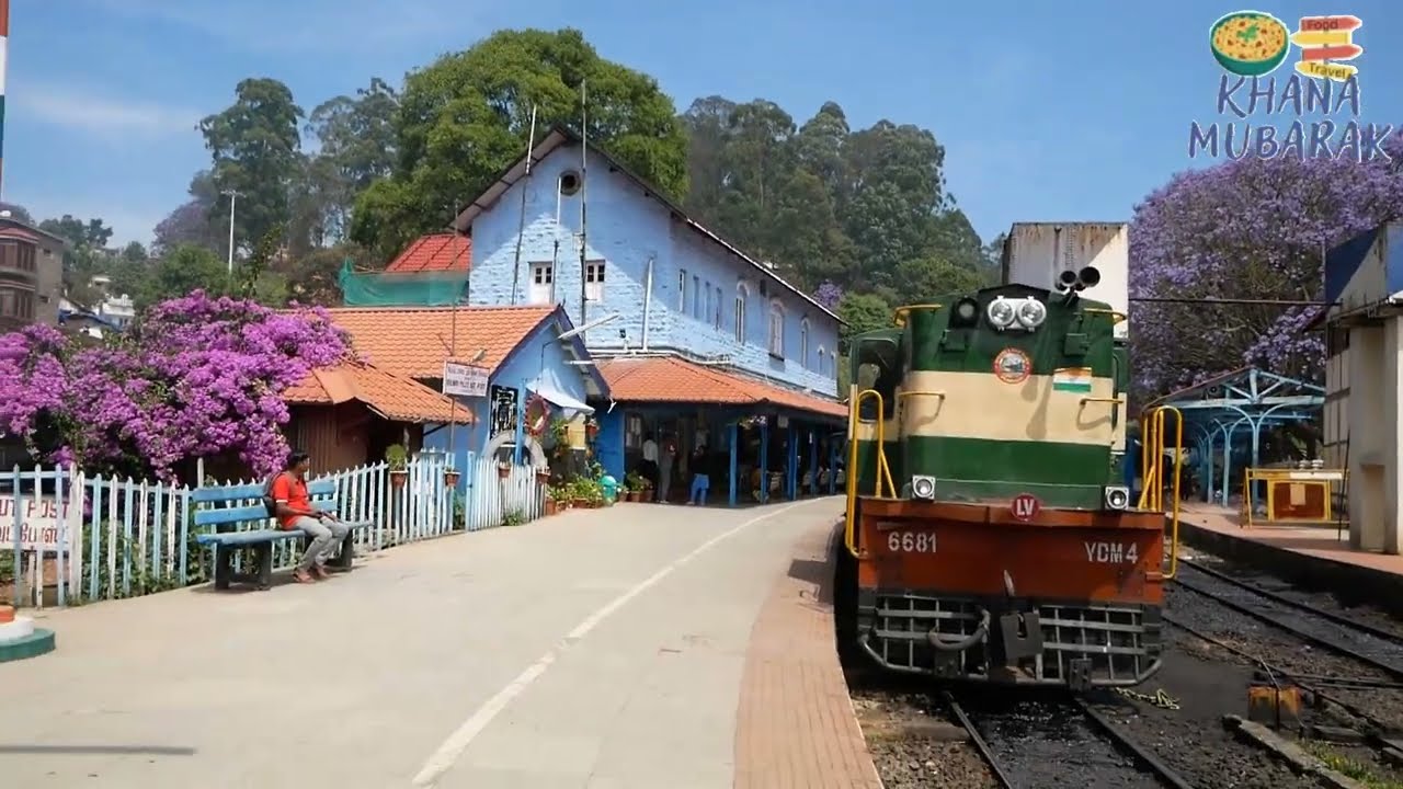 CATCHING THE Ooty to Coonoor TOY TRAIN by Road Coonoor in Tamil Nadu