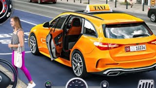 Car Taxi Prado Cab Simulation 3d - Car Driving in Open World Miami City - Android Gameplay screenshot 5