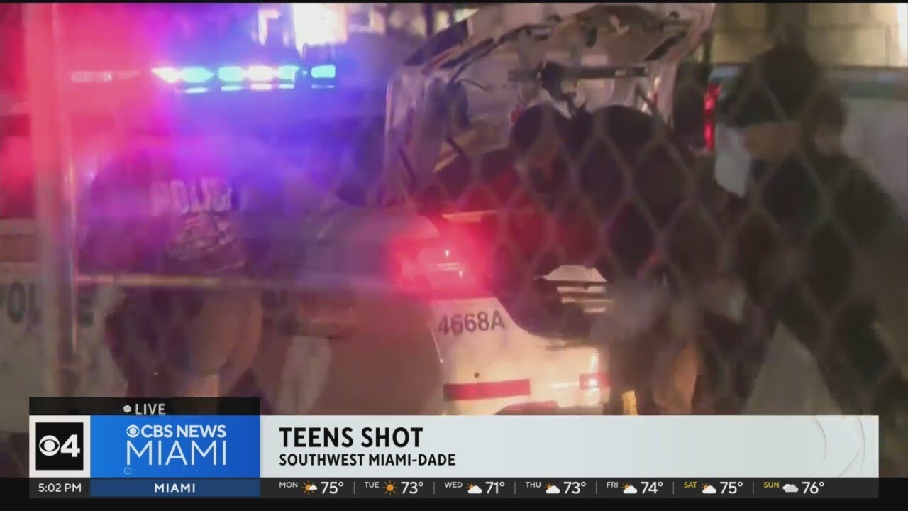 2 teens recovering after being shot in weekend SW Miami-Dade drive-by ...