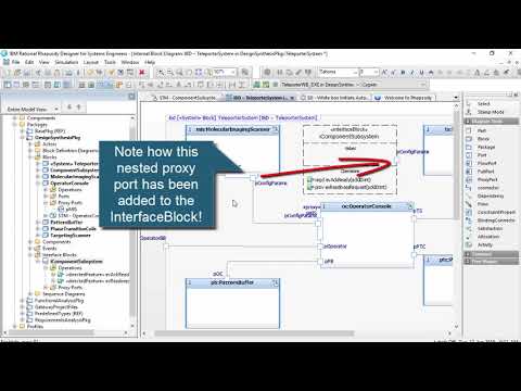 Rhapsody Tip #35 - Nested ports in SysML 1.3 (Intermediate)