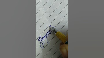 generation**calligraphy and cursive writing