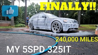 240,000 MILE BMW 325IT | E46 WAGON | INITIAL CLEANING | OIL CHANGE | BMW MAINTENANCE by DriftSanti 203 views 1 year ago 10 minutes, 12 seconds
