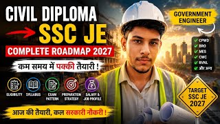 Civil Engineering Diploma Se SSC JE Kaise Bane? Complete Roadmap 2027 🎯 |