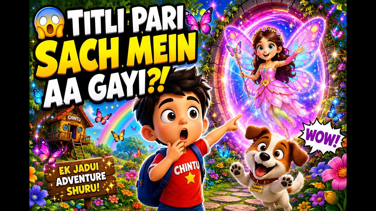 😲 Chintu Ko Mili Magic Friend! | Hindi Cartoon Story