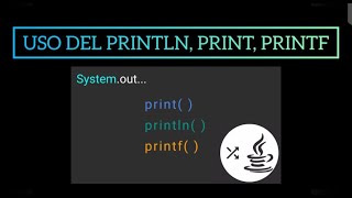 USO DEL PRINTLN, PRINT, PRINTF EN JAVA - PROGRAMACION BASICA 🦾