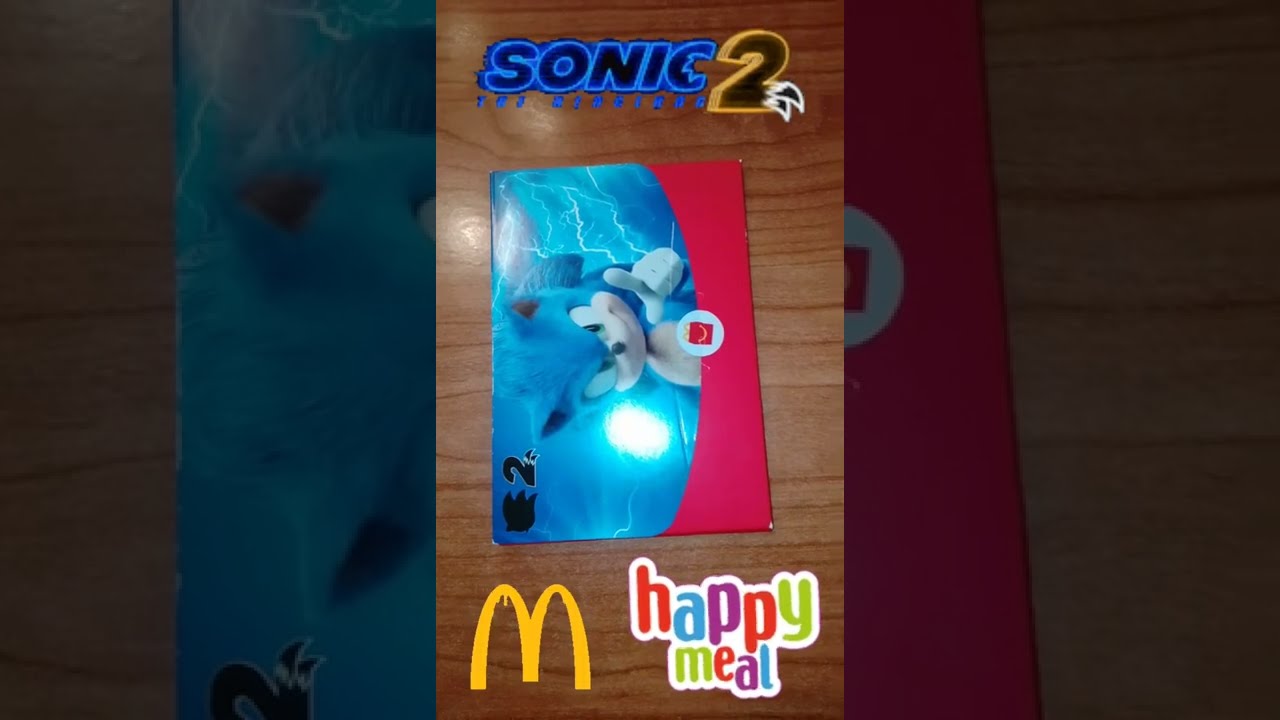 GADGET DI SONIC The Hedgehog Sega - Sorpresa Happy Meal McDonald's