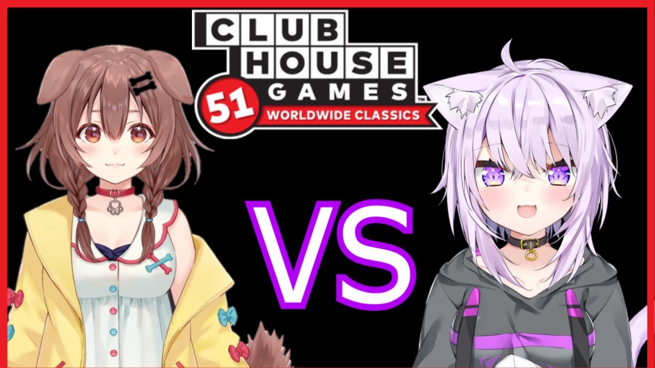 【Hololive】Korone VS Okayu in Clubhouse Games: 51 Worldwide Classics【Eng Sub】