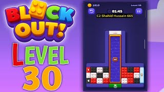 Block Out! - Color Sort Puzzle level 30 | all parts gameplay walkthrough solution