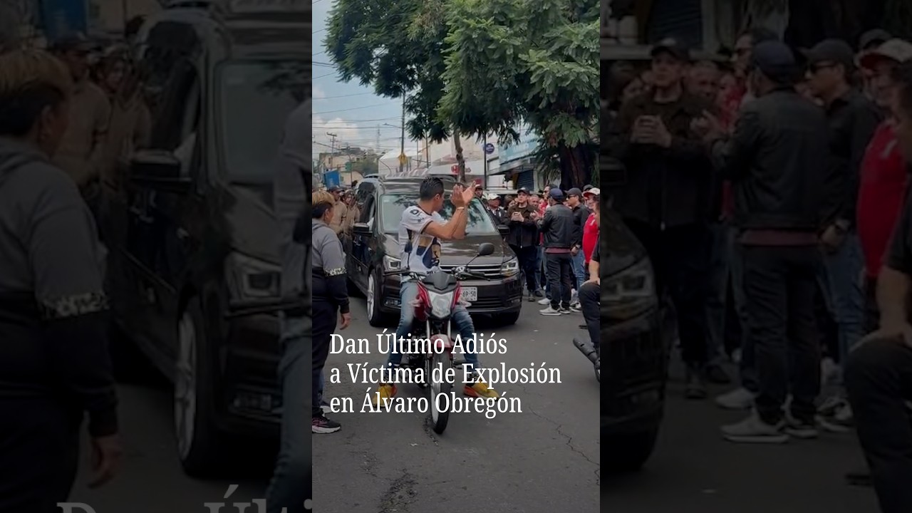 Familiares y Amigos Dan Último Adiós a Carlos, Víctima de la Explosión en Álvaro Obregón