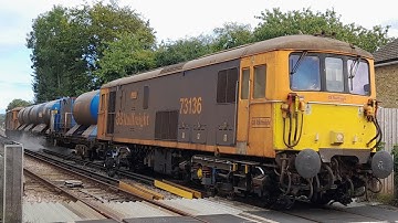 GBRF 3W74 Network Rail RHTT Service Passing Canterbury West With ED Locos 73136 + 73212 13/9/2023
