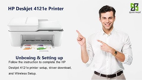 HP Deskjet 4121e printer setup | Unbox HP Deskjet 4121e printer | Wi-Fi setup
