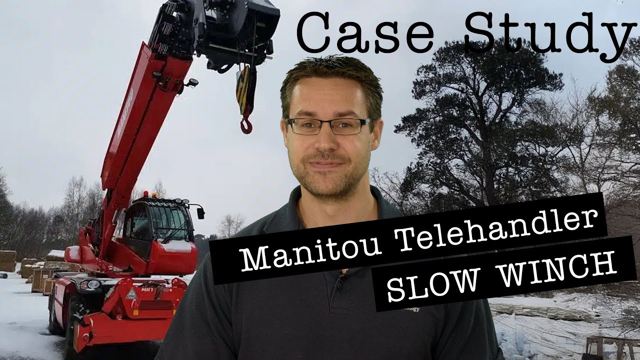 Case Study | Manitou Telehandler Winch SLOW? Hydraulic Flow Diagnosis