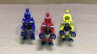 Bakuryu Sentai Abaranger opening theme reproduced with DX toys etc.! Power Rangers Dino Thunder screenshot 3