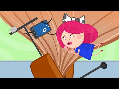 ¡Smarta se vuelve pequeña y salta al Bolso Mágico! Caricaturas y dibujos animados para niños.