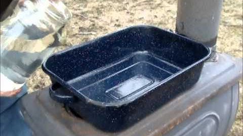 2012 Maple Syrup Season Part 2 Collecting & Cooking Sap