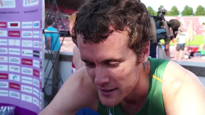 Shane Quinn (IRL) after fourth place in the 10,000...