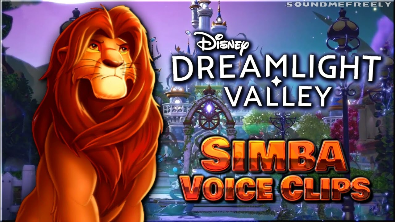 All Simba Voice Clips • Disney Dreamlight Valley • All Voice Lines • 2022 (Cam Clarke)