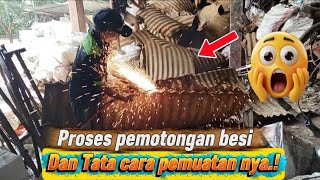 IRON CUTTING PROCESS AND LOADING PROCESS