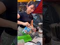 Cute Girl CRUSHES Fresh Watermelon Slushies 🍉❄️ | Taman Connaught Night Market Malaysia 🇲🇾