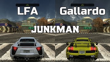 Lexus LFA vs Lamborghini Gallardo - NFS MW Redux V3 - WHICH IS FASTEST ?