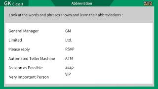 Ch 14 Abbreviation