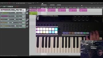 Reaper - Novation Launchkey MK3 as midi control surface MOUSELESS WORKFLOW Part 13