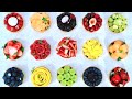 FRUIT TART 16 WAYS! | Pastry Decoration tutorial