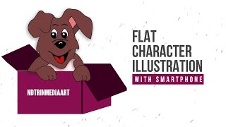 Create Flat Character illustration | BEZIER tool | pixellab tutorial | howto 2021