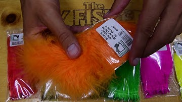 Fly Tying Material: Hareline Strung Marabou Blood Quills