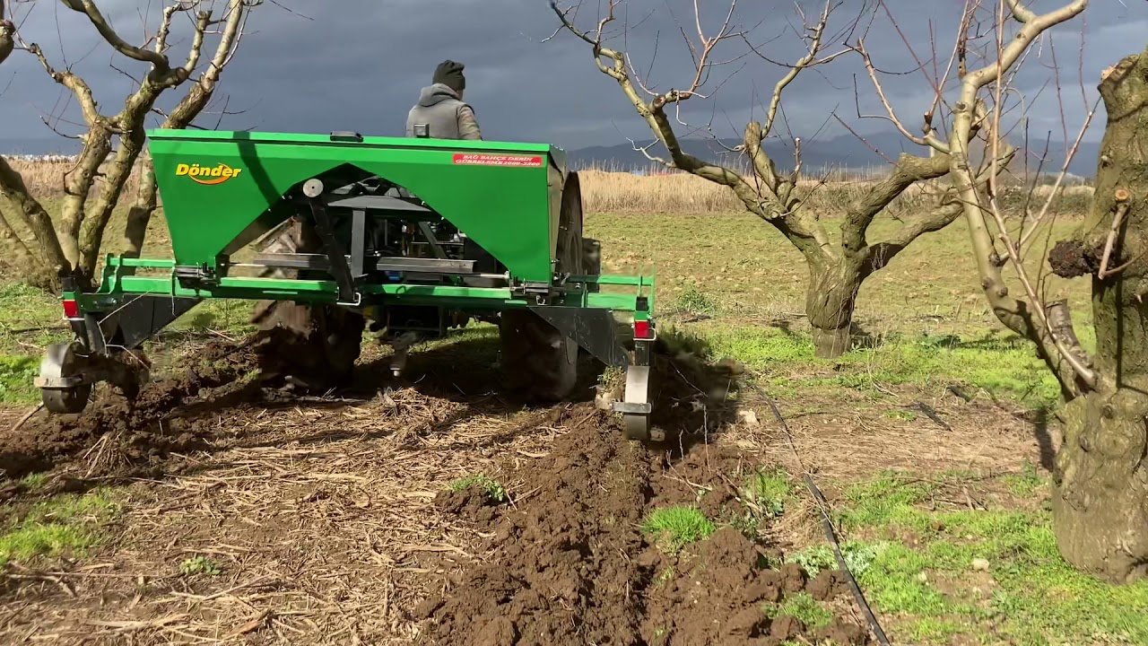 Dönder Marka Gübre Gömme çalışması