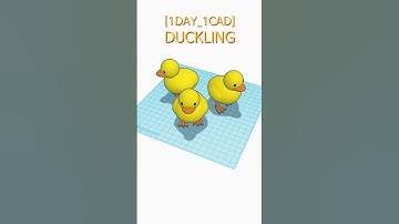 [1DAY_1CAD] DUCKLING #shorts