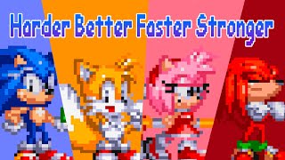 Harder Better Faster Stronger| Sonic meme by Evgeha Creative