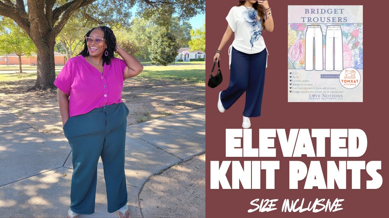 920]Elevating My Wardrobe|Knit Pants w/Zipper & Full Belly Option