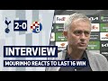 Mourinho satisfied after Europa League Last 16 win | SPURS 2-0 DINAMO ZAGREB