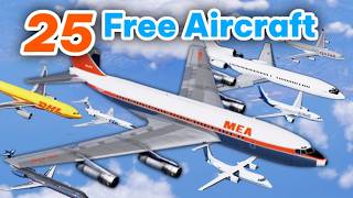Athlete Statistics Top 25 FREE Aircraft | X-plane 12