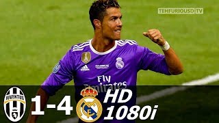 Juventus vs Real Madrid 1 4  UHD 4k UCL Final 2017  Full Highlights English Commentary