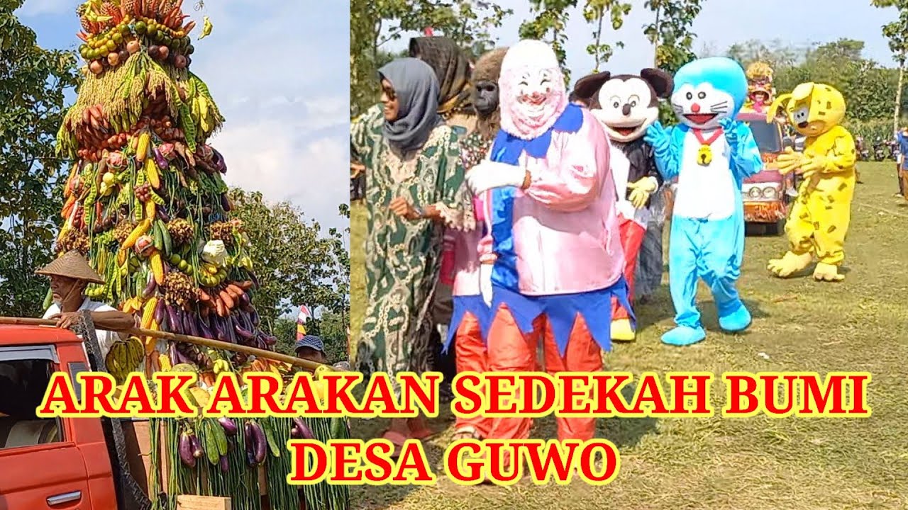 ARAK-ARAKAN SEDEKAH BUMI DESA GUWO KEC,TLOGOWUNGU
