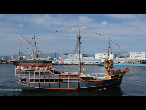 Japan travel│Osaka Port Sailboat Santa Maria│鹹魚哥