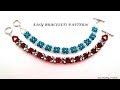 10 minutes beaded bracelet tutorial for beginners.  DIY bracelet