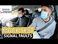 UK Driving test - Learner Driver Fails for his Signals - Mock Test - 2020