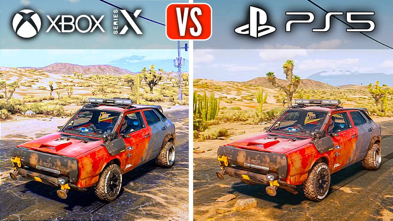 CYBERPUNK 2077 - PS5 VS Xbox Series X Comparison 