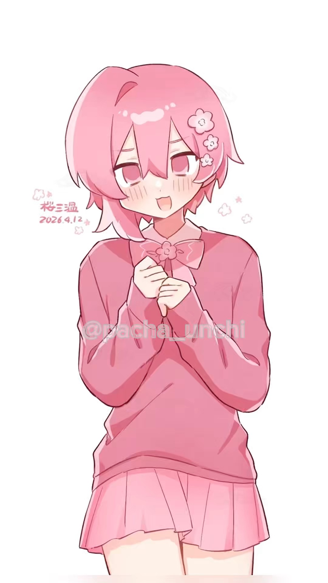 桜三温くん🌸#イラスト #オリキャラ #shorts - YouTube