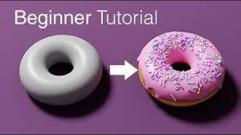 3D in Windows 10 Tutorial: Make a donut with Paint 3D easier method