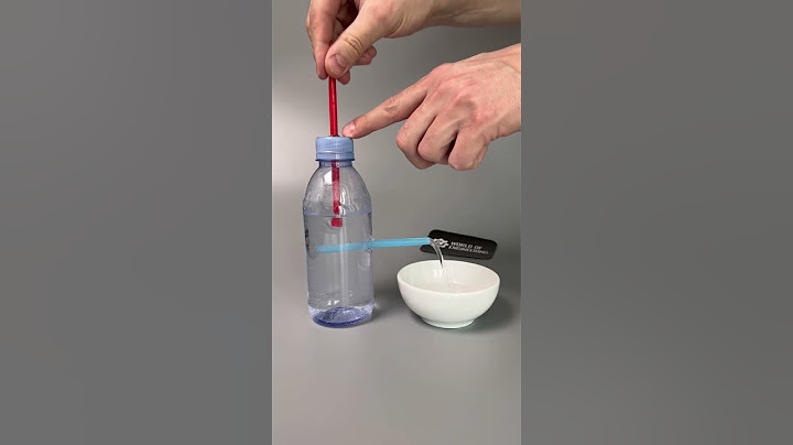 Air pressure bottle experiment