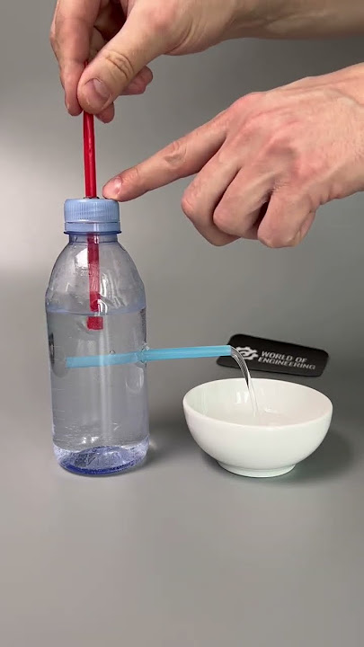 Air pressure bottle experiment