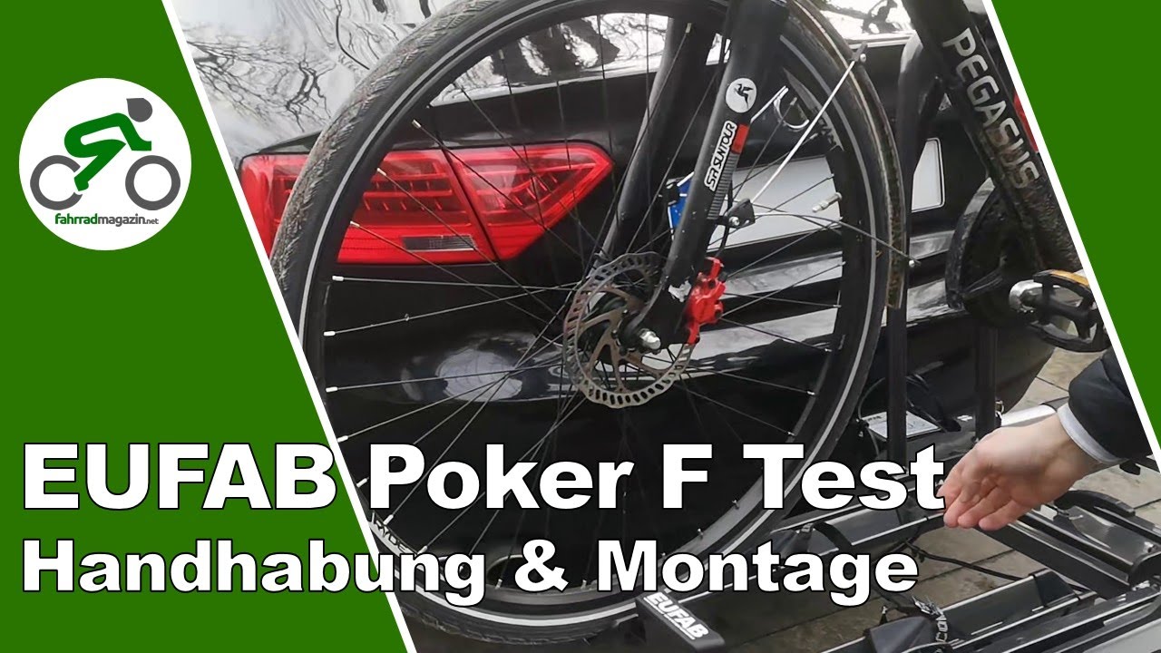 EUFAB Poker F Test - Damit hat uns der Fahrradträger überrascht