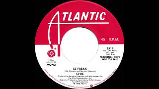 1978 Chic - Le Freak Mono Radio Promo 45